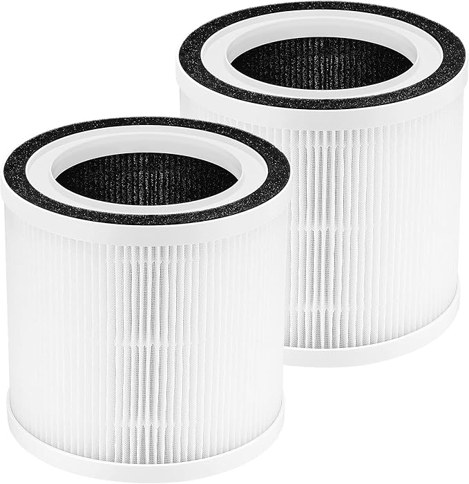2 Pack BREEVA A1 Filter Replacement Compatible with TCL BREEVA A1/A1W Air Purifiers, Replacement part # Breeva A1F【Not Fit for TCL Breeva A1C/A2/A3/A5 Air Purifiers】