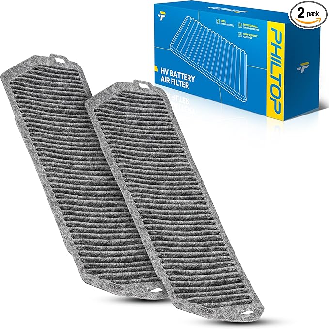Philtop HV Battery Filter G92DH-45010 Replacement for Sienna LE Limited XLE XSE 2.5L 2021,2002,2023,High Filtration Efficiency Air Filter Pack of 2