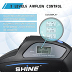 SHINE Air Purifying Respirator,Approved 3 Levels Airflow Control, High-efficiency Li-ion Battery PAPR Kit (P-SH200)