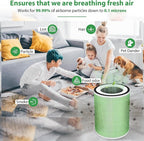 Kilo Pet Filter Replacement Compatible with Afloia Kilo, KILOPLUS, KILOPRO, MIRO, MIRO PRO and MORENTO MR-Kilo, 360° 4-Stage Filtration, 2 Pack, Green