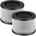 2 Pack MK01 MK06 Air Filter Replacement Compatible with Aroeve MK01 MK06, ToLife TZ-K1 and Kloudi DH-JH01 Filter, Smoke Remover Version, Grey