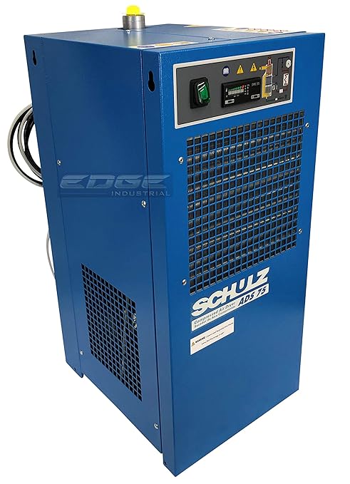 SCHULZ REFRIGERATED AIR DRYER FOR AIR COMPRESSOR, COMPRESSED AIR SYSTEMS, 75 CFM, GOOD FOR 15HP & 20HP COMPRESSORS (STAND ALONE DRYER)