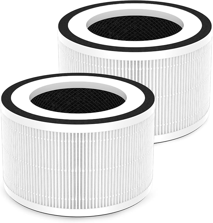 2-Pack True Replacement Filter Compatible with Afloia Fillo/Halo/Mook-a Allo, 3-in-1 High Efficiency True Filter for Fillo Filter