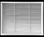 25" X 20" Aluminum Return Filter Grille - Easy Airflow - Linear Bar Grilles [Outer Dimensions: 26.75w X 21.75h]