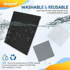 KEEPOW 10 Pack CF-1 Hepa Filter Replacement Compatible with Kenmore Sears Progressive CF-1, Progressive & Whispertone, Panasonic Models, Including 86883, 86880, 20-86883, 2086883, 8175084