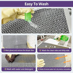 14x14x1 Furnace Filter-MERV8, Washable & Reusable Electrostatic Air Filter, AC/HVAC Furnace Filter, Permanent Air Filter, Breathe Fresher, Easy Install
