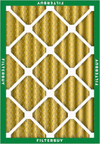 Filterbuy 18x25x4 Air Filter MERV 11 Superior Pet & Allergy Defense (4-Pack), Electrostatic Pleated HVAC AC Furnace Filters Replacement, Made in USA (Actual Size: 17.50 x 24.50 x 3.63)