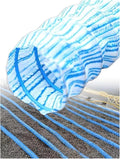 French Drain Pipe，Flexible Underground Drainage Tube,Soft Infiltration Pipe,\U200b DIY Construction Site(5cm/2in 62.3ft)