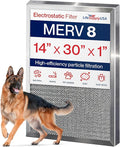 14x30x1 Electrostatic Air Filter, MERV 8, Washable, Reusable Furnace AC/HVAC Filter, Energy Saving, Easy to Clean, Long-Lasting by LifeSupplyUSA