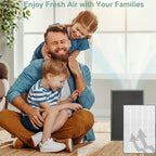 FFsign 2678 Replacement High Efficiency HEPA Filter + 2677 Actived Carbon Filter for Bissell Air220 Air320, 1 True HEPA Pre-Filter & 1 Carbon Filter