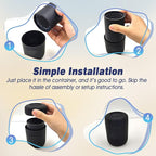 xcivi 2-Pack Air Filter Replacement Cartridges Compatible with Sploofy Personal Smoke Air Filter, Up to 500 Uses