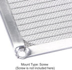 MECCANIXITY 92mm Computer Fan Filter Grills Stainless Steel Mesh Dustproof Case Cover for Computers, Pack of 2