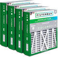 Filterbuy 21x23.5x5 Air Filter MERV 8 Essential Dust & Allergy Defense (4-Pack), Pleated HVAC AC Furnace Filters for Trane Perfect Fit & American Standard (Actual Size: 20.00 x 23.09 x 4.97)