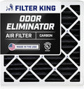 Filter King 22x23.5x1 Air Filter | 4-PACK | Carbon MERV 8 HVAC Pleated A/C Furnace Filters | MADE IN USA | Actual Size: 22 x 23.5 x .75"