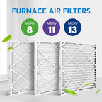 LotFancy 20x25x1 Air Filter MERV 11 4-Pack, Electrostatic Pleated AC Furnace Air Filter, Captures Dust, Smog & Pet Dander, Actual Size: 19.75"x23.75"x0.75"