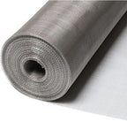 304 Stainless Steel Woven Mesh Panel, 50 Mesh 0.4mm Rustproof Metal Screen for Window Air Filters, Ventilation Covers, Animal Enclosures and Garden Barriers