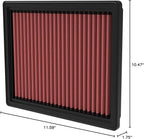 K&N High-Flow Original Lifetime Engine Air Filter: Increase Power: Premium, Washable: Compatible with 2010-2023 BMW/Rolls Royce: 760Li, M760LI xDrive, Cullinan, Dawn, Ghost, Phantom, Wraith, 33-5126