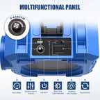 650CFM Hepa Air Scrubber with 4-Stage Filtration, Stackable Negative Air Machine, Commercial Air Purifier with MERV-10/HEPA/Carbon Filters for Water Damage, Construction, Industrial and Home Use