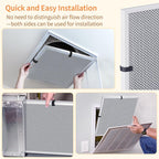 2-Pack 15x20x1 MERV 8 Reusable & Washable Electrostatic Air Filters - Long-Lasting Filter for HVAC, Furnace & Air Conditioner Units, Actual Size: 14-5/8” x 19-5/8” x 7/8”