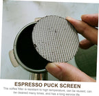 Espresso Filter Plate Stainless Filter Mesh for Optimal Extraction Easy to Clean and Install for Home Commercial Use