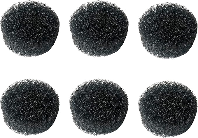 6 Pack Replacement compatible for Air Compressor 2" Round Intake Filter,craftsman porter cable air compressor parts DeVilbiss