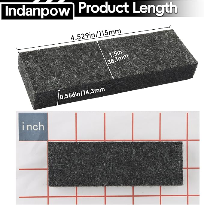 26517 Air compressor air filter for Craftsman DeVilbiss Porter Cable Compressor intake Filter Felt 265-17（4 Pack）