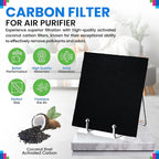 Bagean HPA200 Carbon Pre Filter A Compatible with Honeywell Air Purifier Filter Replacement - Fits HPA200 HPA5200 HPA5250 Series - Activated Prefilter A Absorbs Odor & Filters Freshen the Home (4-Pk)