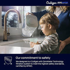 Culligan with ZeroWater Technology Replacement Filter 3-Pack, 5-Stage Advanced Water Filter – IAPMO Certified to Reduce Lead, Total PFAS (Forever Chemicals), Mercury, Fluoride, and Chlorine