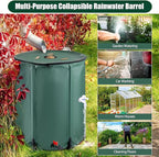 THUNDERBAY 60 Gallon Collapsible Rain Barrel, Portable Rain Barrels to Collect Rainwater from Gutter, Rainwater Collection System, Water Storage Tank Catcher Container with Filter Spigot