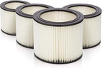 Kopach Replacement Filter for Vacmaster Shop Vacs, Part # VCFS, 4 Pack, Original Kopach Filter