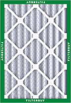Filterbuy 14x20x4 Air Filter MERV 8 Essential Dust & Allergy Defense (5-Pack), Electrostatic Pleated HVAC AC Furnace Filters Replacement, Made in USA (Actual Size: 13.50 x 19.50 x 3.63)