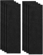 isinlive 2 Pack FLT5000 HEPA Filter C Replacement with Pet Pure Treatment, and 8 Pack Activated Carbon Pre-Filters for Ger Guardian Air Purifier FLT5111 AC5000 AC5000E AC5250PT AC5350B AC5350BCA