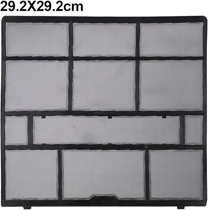 Air Conditioner Dust Filter Screen for Indoor Unit, Plastic Mesh AC Accessory, Hanging Design for Central Cooling Systems, Protects Air Outlet from Dust Buildup(29.2X29.2cm)