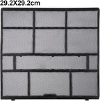 Air Conditioner Dust Filter Screen for Indoor Unit, Plastic Mesh AC Accessory, Hanging Design for Central Cooling Systems, Protects Air Outlet from Dust Buildup(29.2X29.2cm)