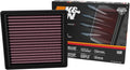 K&N High-Flow Original Lifetime Engine Air Filter: Increase Power & Accerlation, Washable, Premium: Compatible with 2018-2025 Lexus: LC500, LS500, 33-5133