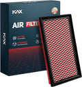 KAX Premium Engine Air Filter - CA12289 Replacement for Toyota, Lexus & Subaru Models - Avalon, Camry, Corolla, RAV4, Highlander, Sienna, Venza, ES300h, BRZ
