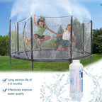 Mornajina 2 Pieces Calcium Inhibitor Filter, Outdoor Misting System Protector for Mist Nozzle, Preventing Scale Buildup from Clogging Up