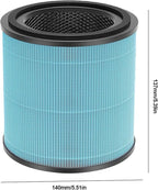H13 True Filter，Compatible For AIRTOK，AP0601-RF Filters AP0601 Air Purifier Accessories Parts