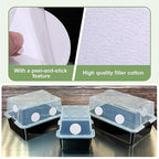 48 Pcs 2.5" Monotub Adhesive Filter Disks-2MM Thick Monotub Filter Discs-Monotub Filters for Mushroom Growing Supplies Filter Pad Replacements