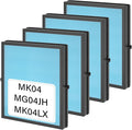 4 Pack MK04 Air Filter Replacement For AROEVE MK04 MG04JH Air Puri-fier Model DH-JH04. 4-Layers True HEPA Filter Replacement For MK04 MG04JH Air Puri-fier - Standard Version. Compare to Part# MK04LX