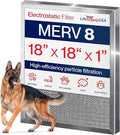 18x18x1 Electrostatic Air Filter, MERV 8, Washable, Reusable Furnace AC/HVAC Filter, Energy Saving, Easy to Clean, Long-Lasting by LifeSupplyUSA