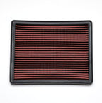 DNA Motoring AFPN-018-RD Clean Air Washable Drop In Panel Air Filter Enhance Engine Performance Power & Acceleration Improve [Compatible with 99-17 Chevy Suburban Silverado]