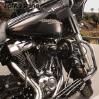 Big Sucker cone Air filter intake for harley air Cleaner Sportster Softail fatboy heritage dyna touring street road king Glide (Deep style -Black, Type C : Touring 08-16, Softail 16-17)