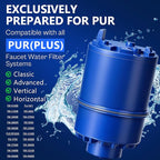 Faucet Water Filter Replacement for Pur and PUR PLUS Mounted Water Filter System RF-9999 RF-3375 FM-2500V FM-3700 FM-3400B etc| Ensure Clean Tap Water 6 Pack by TOMOON