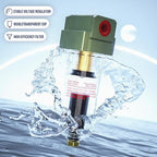 NPT 1/4 Auto Drain Air Pump Filter Pneumatic Water Trap for Air Compressor Oil Separator Compressed Airline Dryer Trap Inline Automatic AF2000-02D