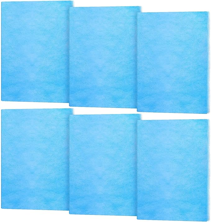 Frienda 6 Pcs Washable Reusable Furnace & Air Conditioner Filter Merv 6 Replacement Cut to Fit Ac Filters for HVAC Furnace Vents(25 x 16 inch)