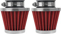 2PCS 42mm Universal Air Filter For GY6 125CC 150CC 200CC 250CC Dirt Bike ATV Quad Scooter Go Kart Compatible With Kawasaki Suzuki Yamaha PZ24 PZ30 Carburetor Moped Roketa Taotao for Motorcycle