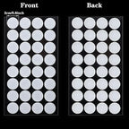 Zonon 128 Pieces Synthetic Filter Paper Stickers 20 mm 0.3 ?m Synthetic Filter Disc Tape Mushroom Applied Under Wide Mouth Mason Jar for Mushroom Cultivation