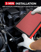 KAX Premium Engine Air Filter, GAF025 (CA4309) Replacement for Murano, Maxima, Pathfinder, QX60, G35 FX35, Altima, Impreza, Filter with Longer Life, Protect and Improve Engine Performance