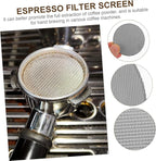 Lurrose Espresso Screen Stainless Steel Filter Mesh for Coffee Machines Thickness for Even Water Dispersion and Enhanced Coffee Extraction